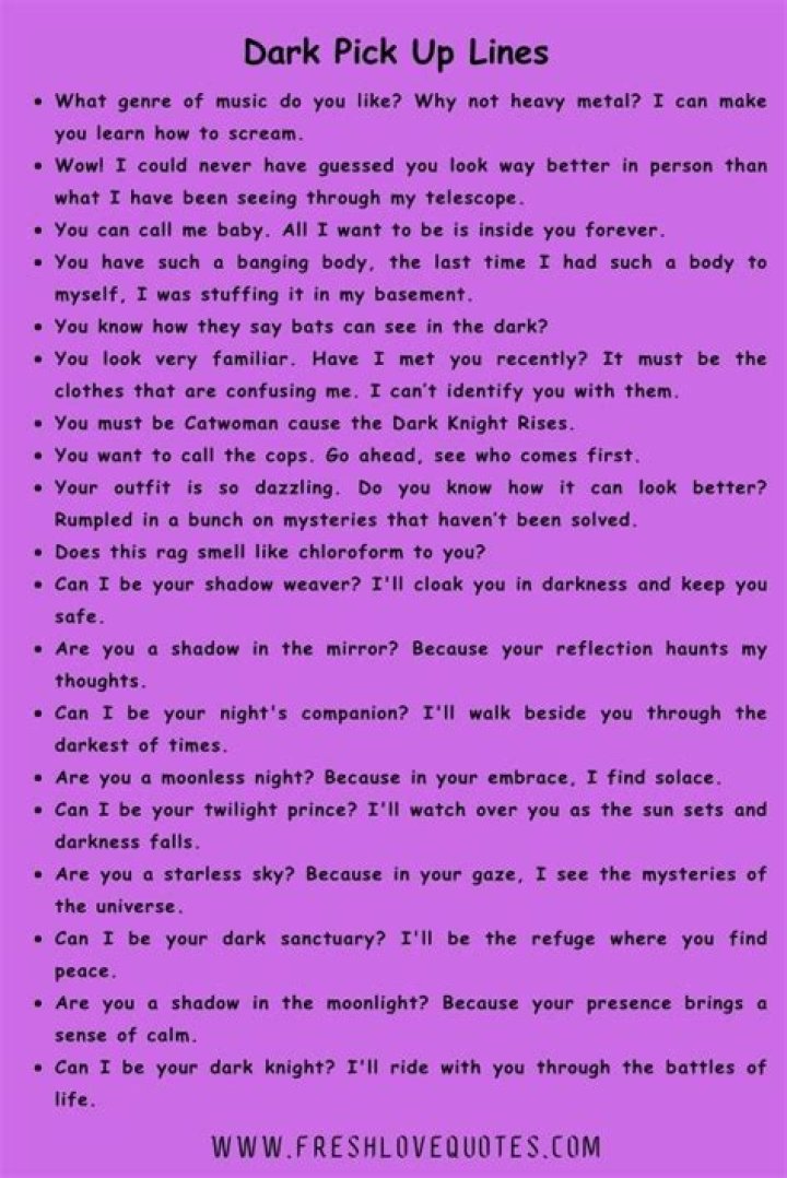 Dark Humor Pickup Lines: The Ultimate Guide to Edgy Flirtation