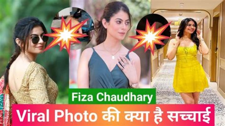 Fiza Choudhary Viral: Unveiling the Phenomenon and Her Journey