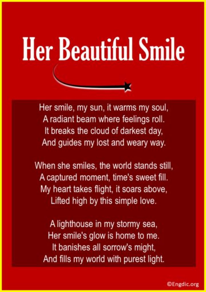 Her Smile Poem: A Journey Through Words and Emotions