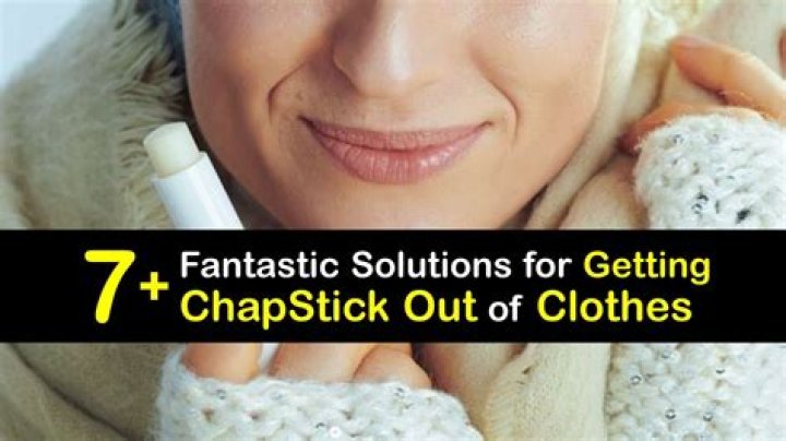 How to Get Chapstick Out of Laundry: A Comprehensive Guide
