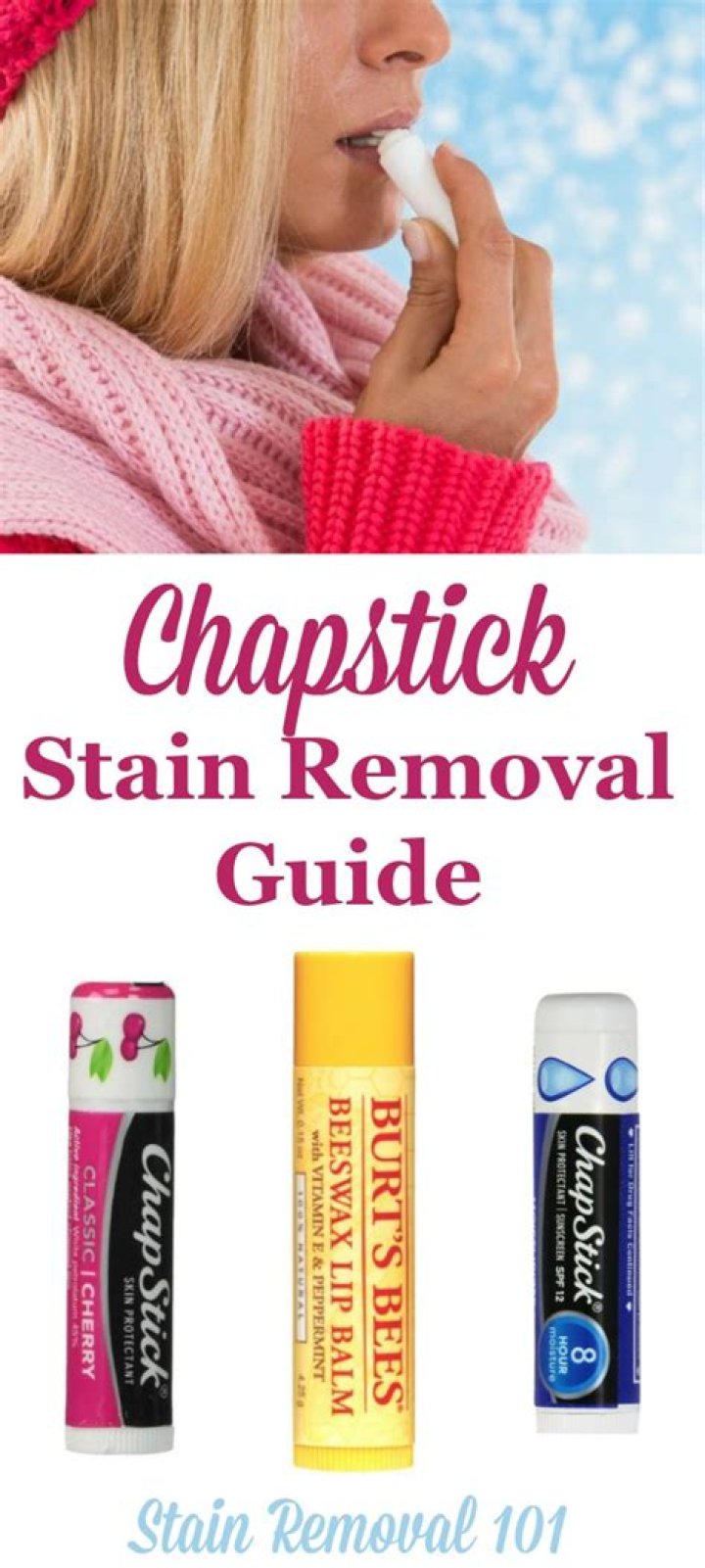 How to Remove Chapstick Stains from Laundry: The Ultimate Guide