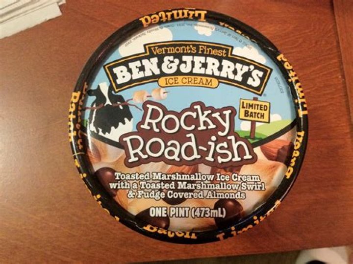 Indulge in the Creamy Delight: Rocky Road Ben &amp; Jerry's Ice Cream