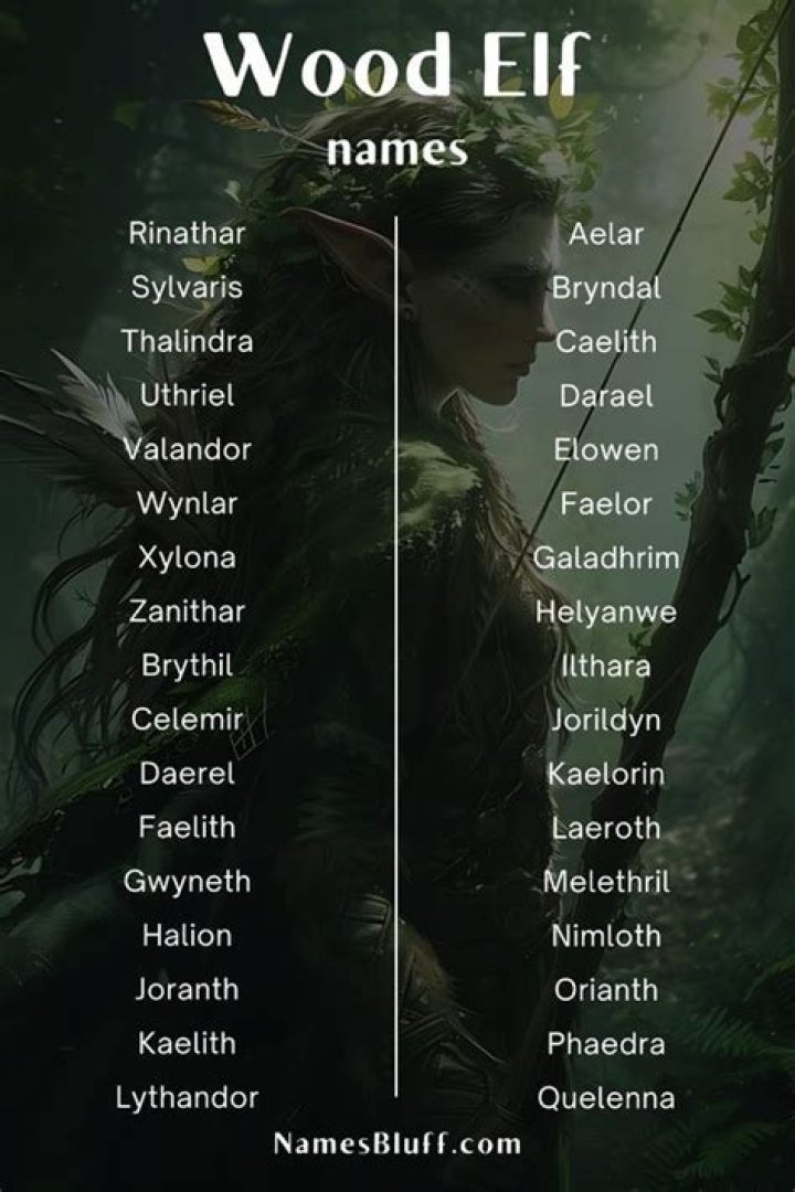 Mastering the Art of Naming Your Elven Character in Dungeons &amp; Dragons